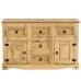 Corona 2 Door 5 Drawer Sideboard